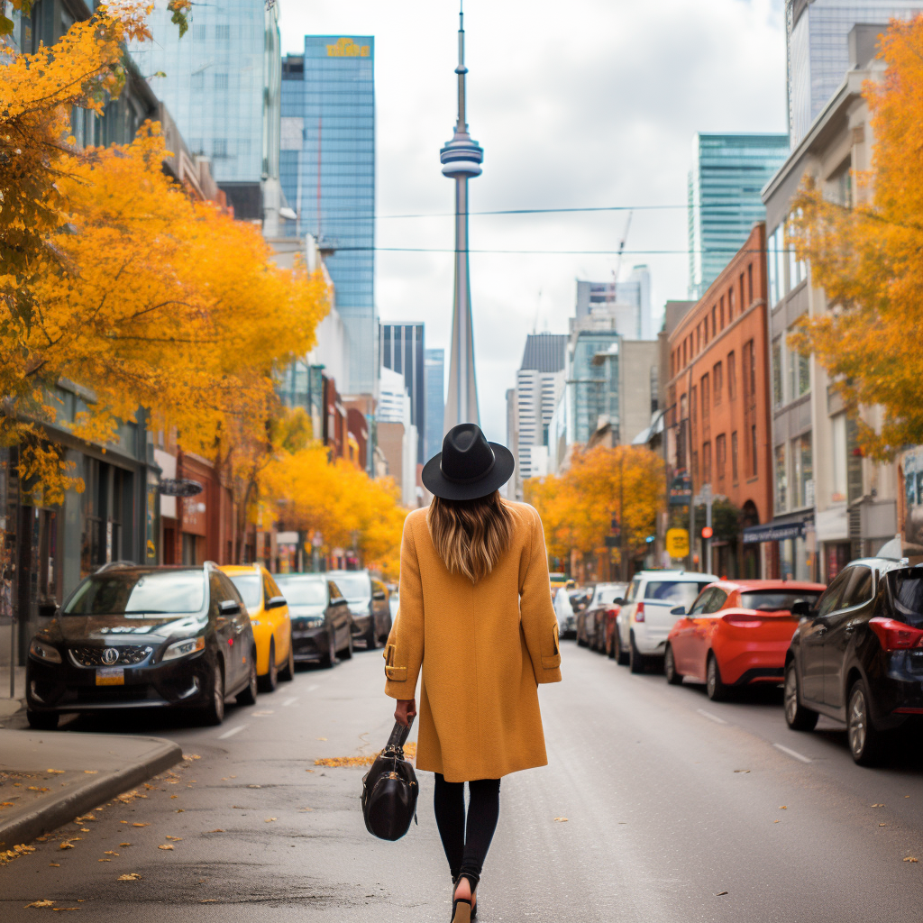 Fall season in Toronto